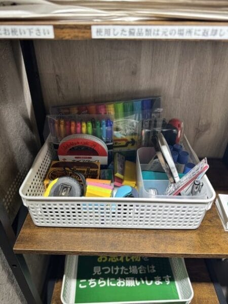 StudyWork Cafe24_貸し出し備品1