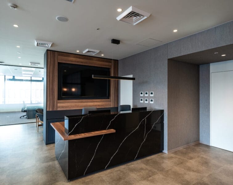 WTC annex センターの受付