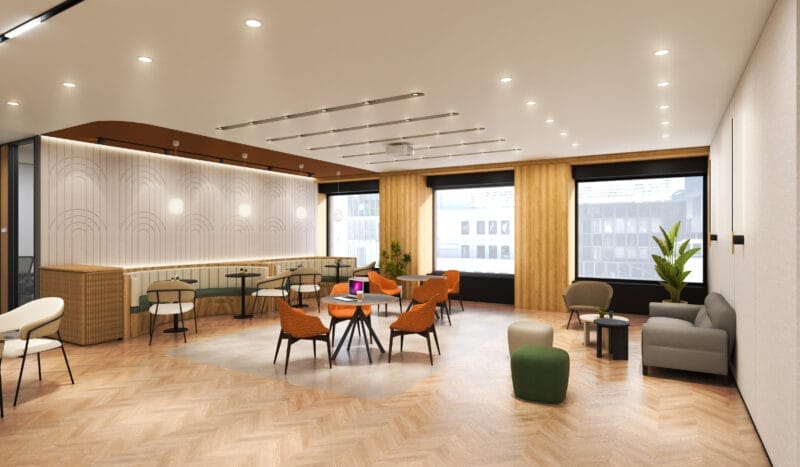 ouno八重洲×Compass Offices_ラウンジ