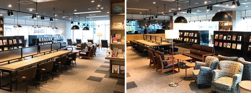 丸善の三階の店内写真