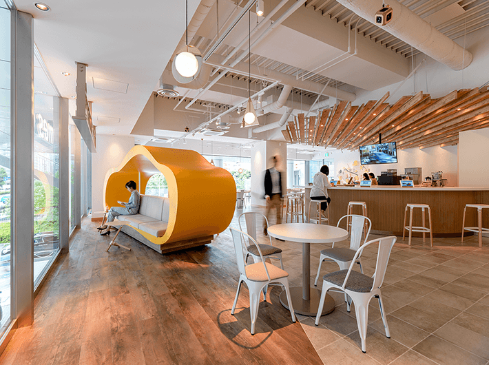 タイムズカフェの店内写真